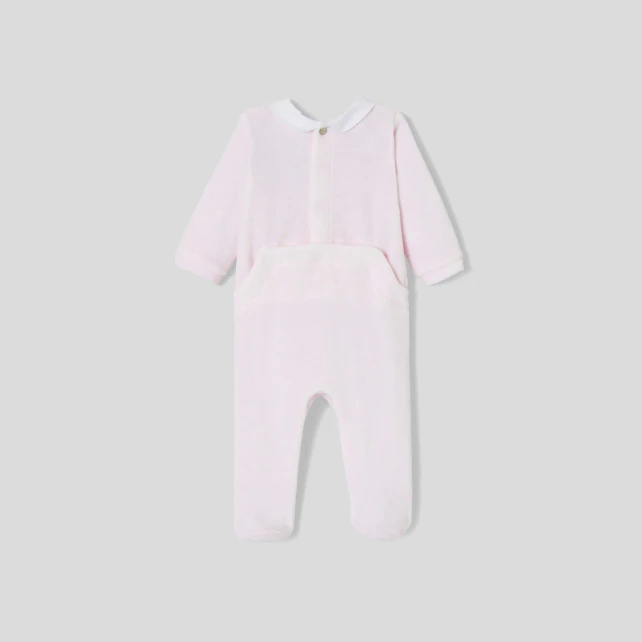 Baby girl velvet pyjamas