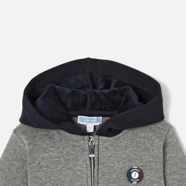 Baby boy zip-up sweatshirt