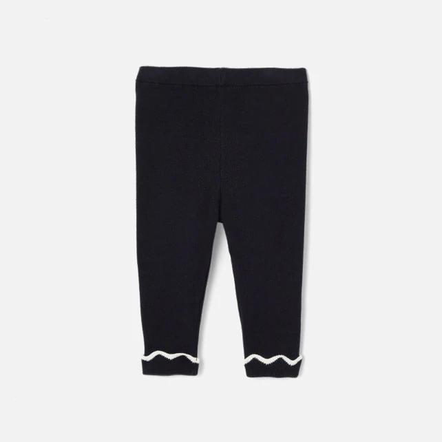 Baby girl knit trousers