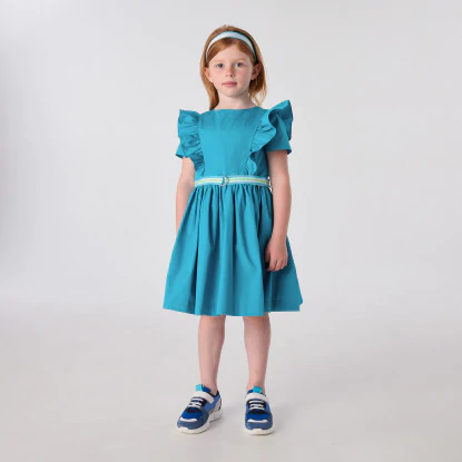 Girl short sleeve dress