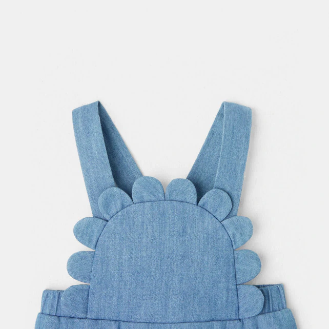 Baby girl denim dungarees