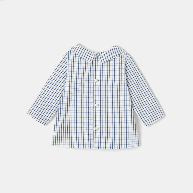 Baby boy checkered blouse