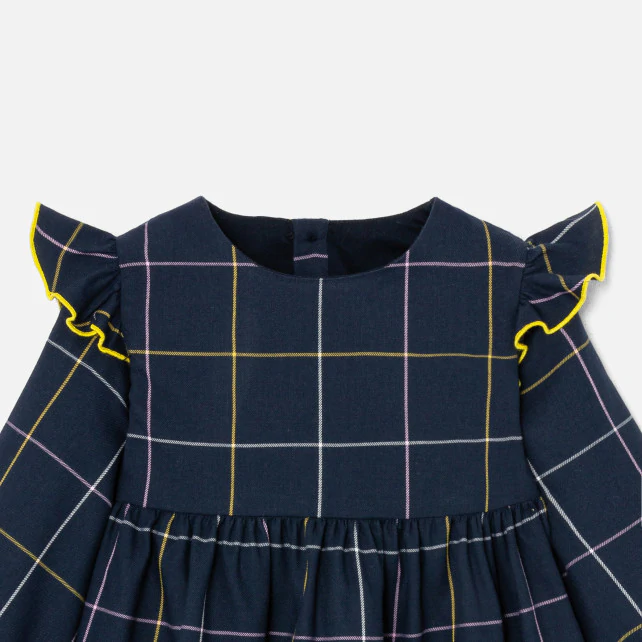 Baby girl checkered dress