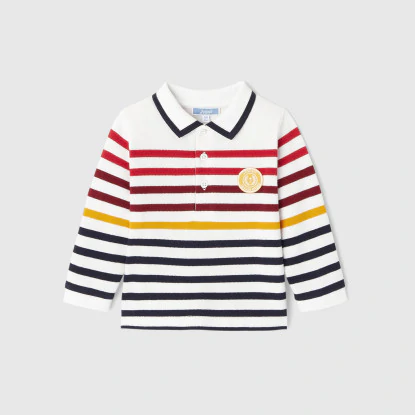 Baby boy long sleeve polo shirt