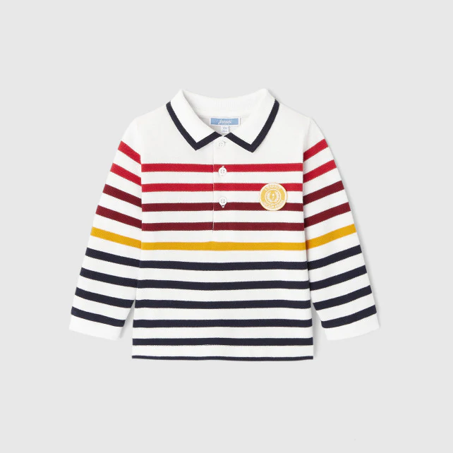 Baby boy long sleeve polo