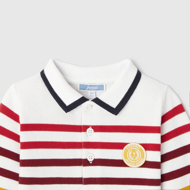 Baby boy long sleeve polo