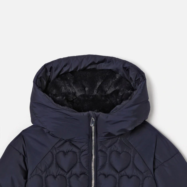 Child girl mid-length down jacket 