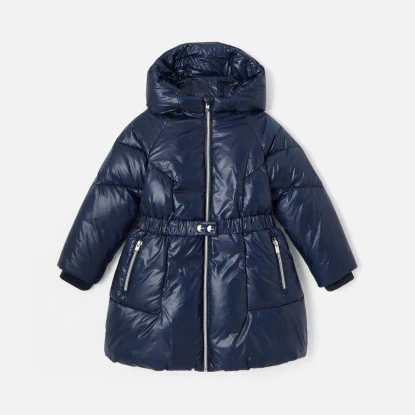 Girl mid-length down jacket