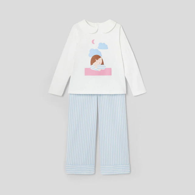 Girl cotton pajamas