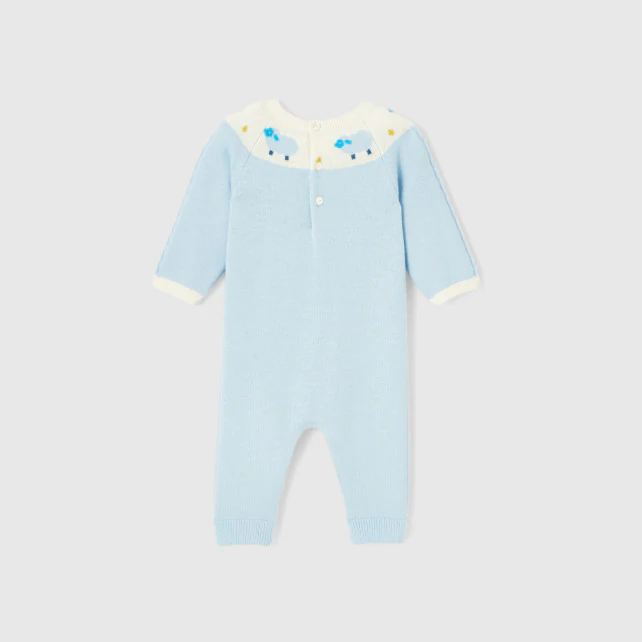 Baby boy knit onesie