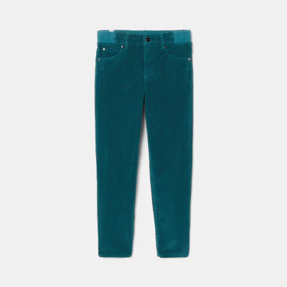 Boy lined velour trousers