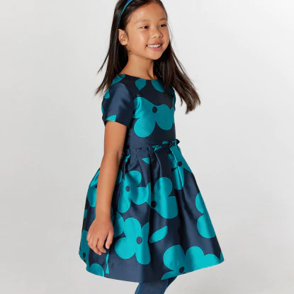 Girl jacquard dress