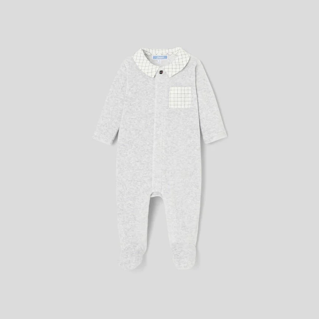 Baby boy velour pyjamas