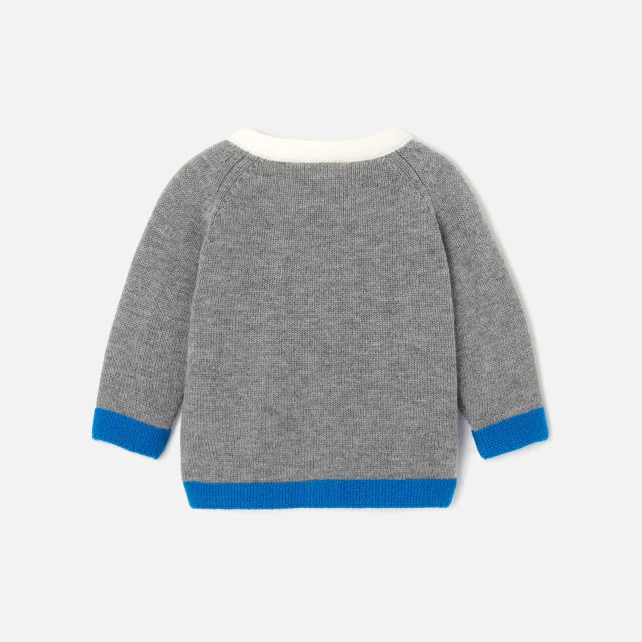 Baby boy jersey cardigan