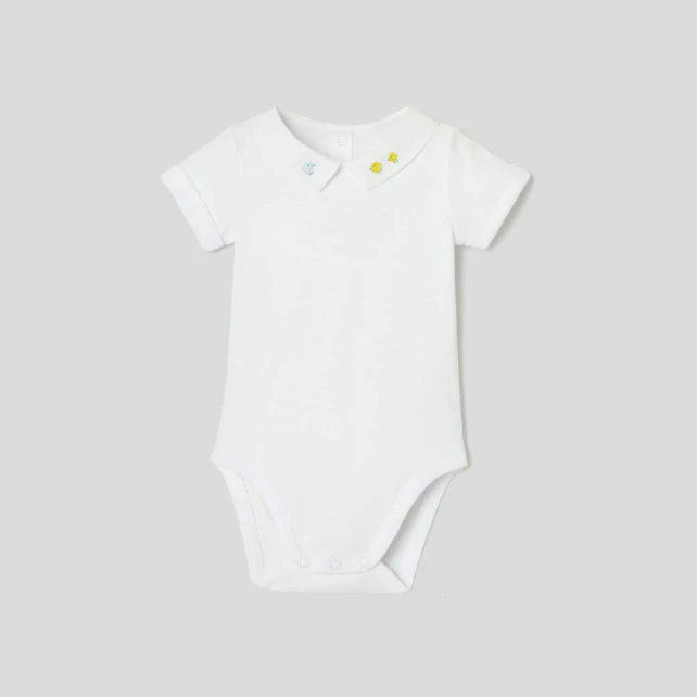 Baby boy short sleeve bodysuit