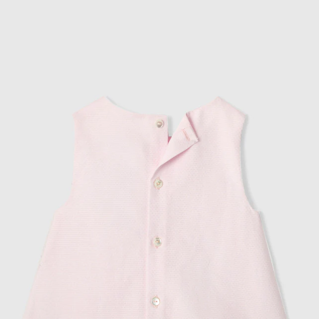 Baby girl dress in cotton piqué