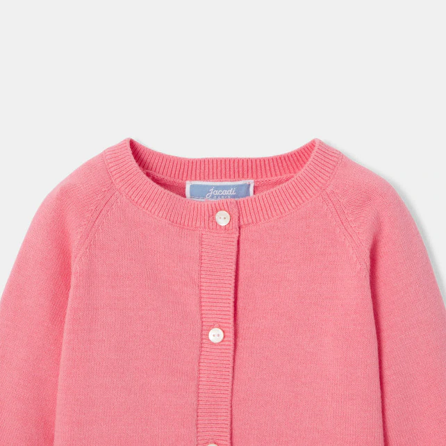 Baby girl jersey cardigan