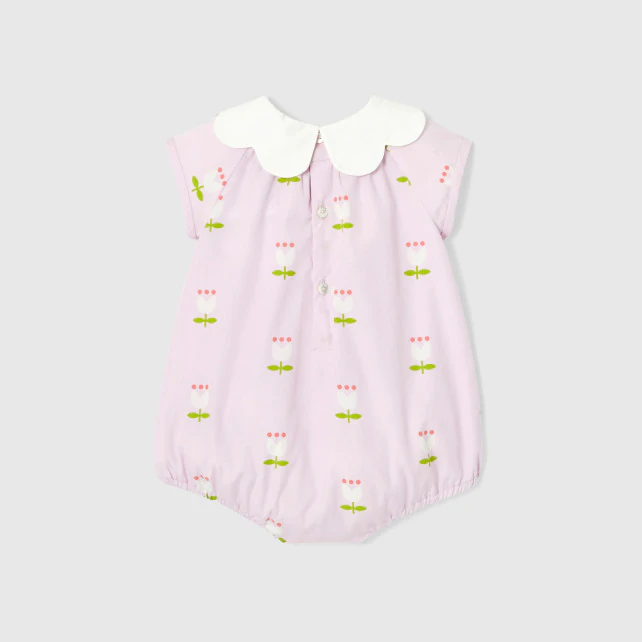 Baby girl bloomer in poplin