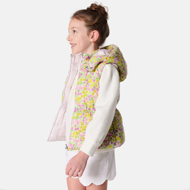 Girl sleeveless Liberty down jacket