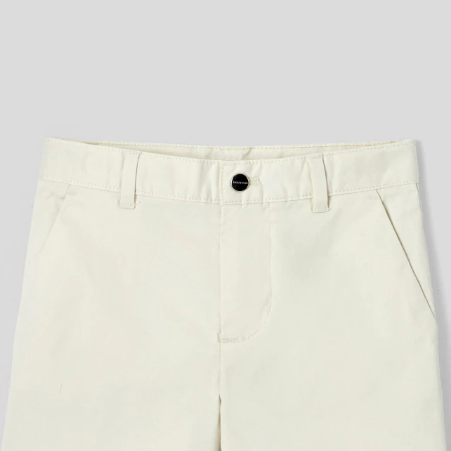 Boy twill bermuda shorts