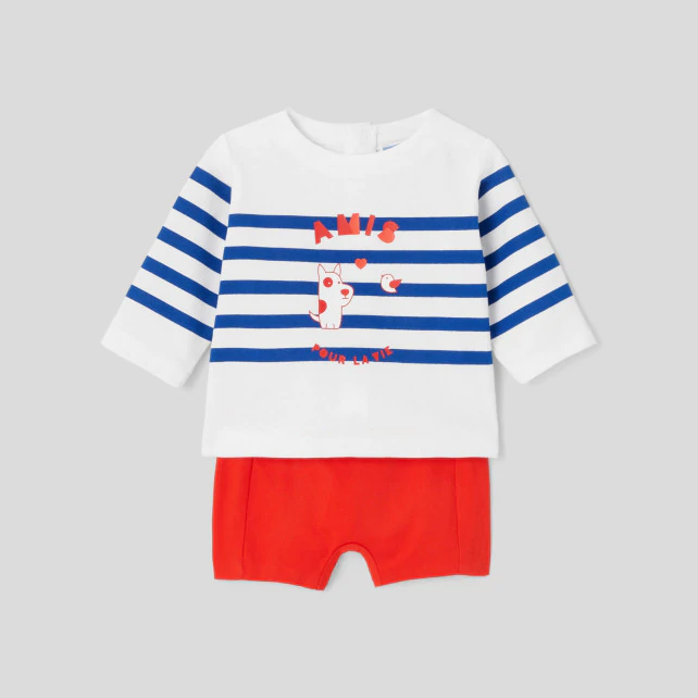 Baby boy shorts set