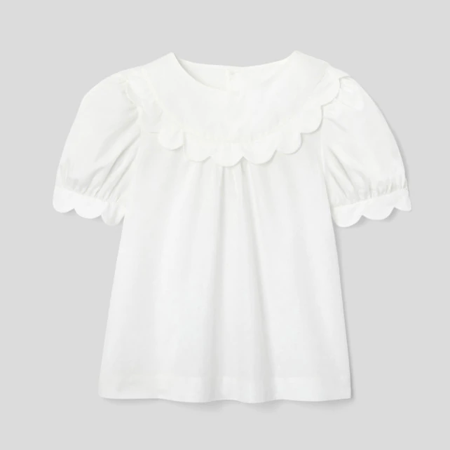 Girl poplin blouse