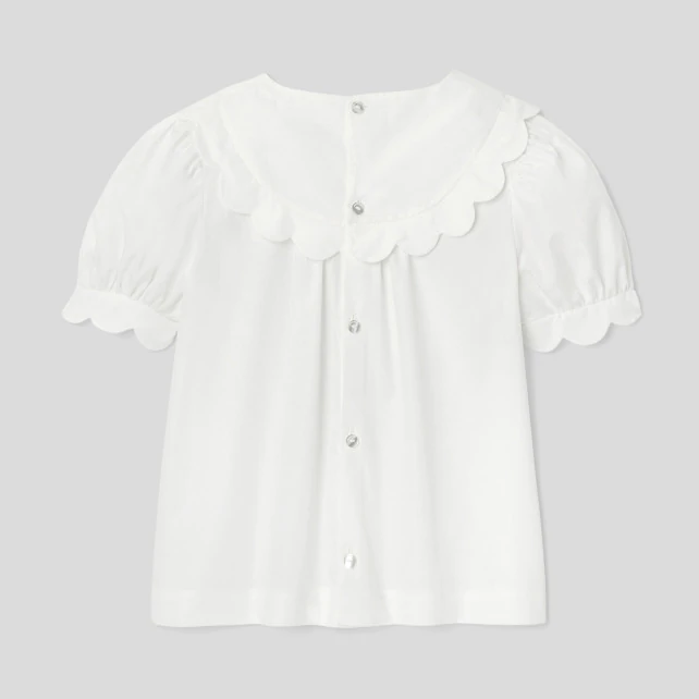 Girl poplin blouse