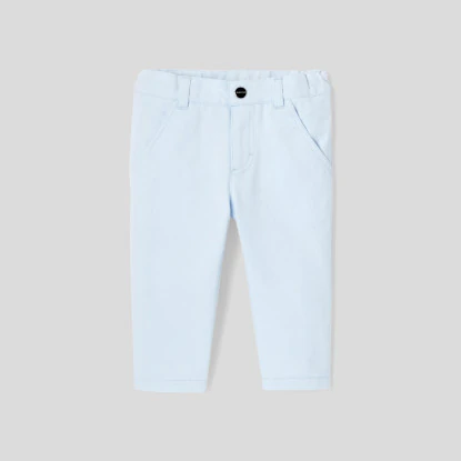 Baby boy trousers in twill