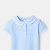 Girl Peter Pan collar polo shirt