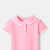 Girl Peter Pan collar polo shirt