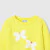 Girl intarsia butterflies jumper