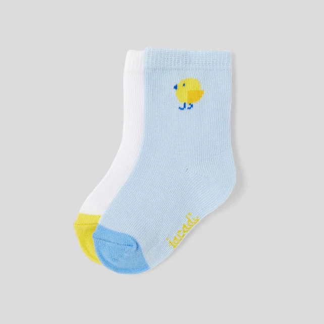 Set of two baby boy socks