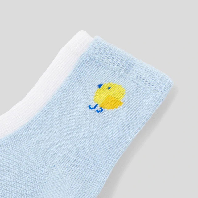 Set of two baby boy socks