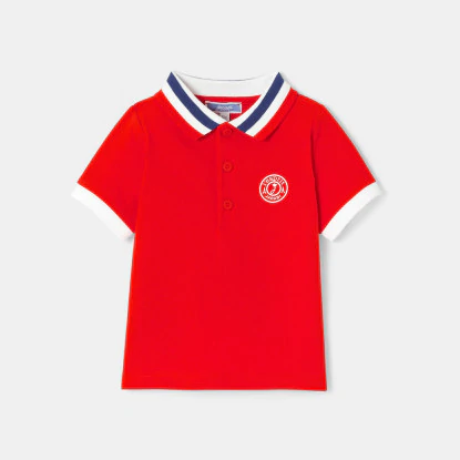 Baby boy short sleeve polo shirt