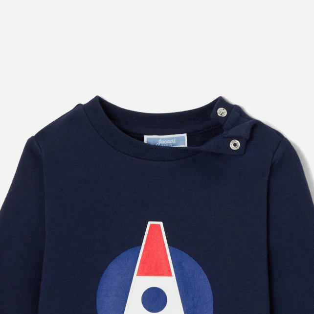 Baby boy fleece sweatshirt