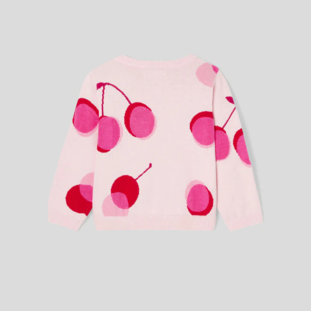 Baby girl Intarsia cherries jumper