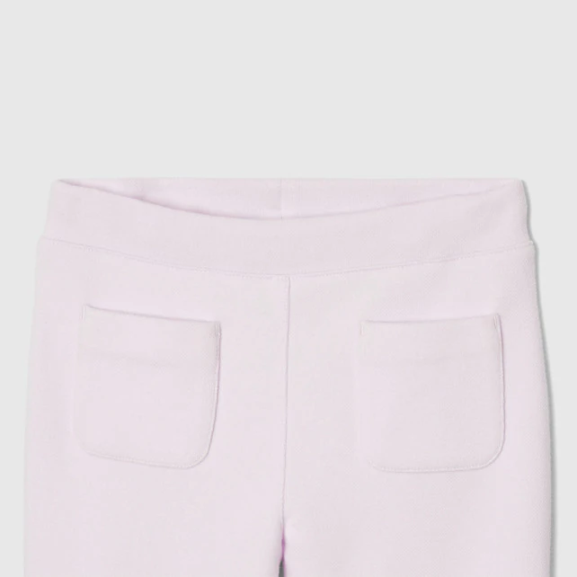 Girl cotton pique trousers