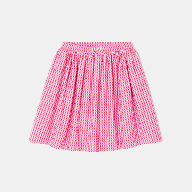 Girl gingham skirt