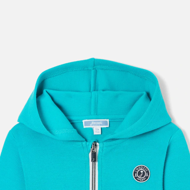 Baby boy zip-up sweatshirt