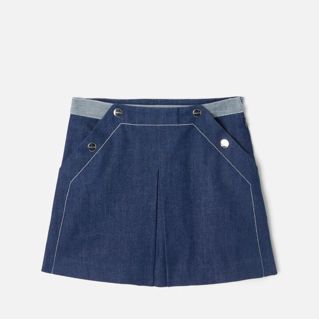 Girl denim skort