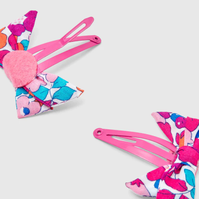 Baby girl Liberty bow barrettes