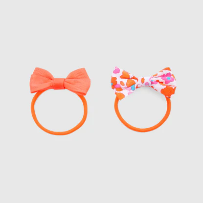 Set of two girl elastic bands