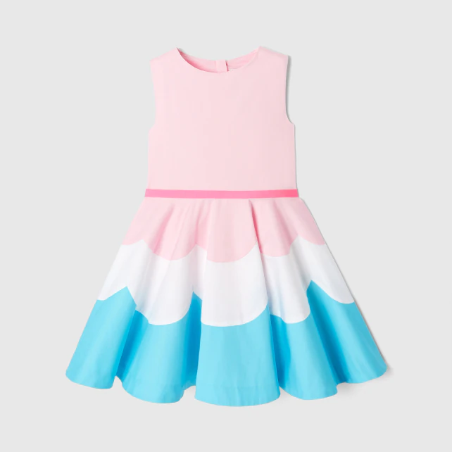 Girl sateen dress