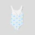 Baby girl flower pattern swimsuit