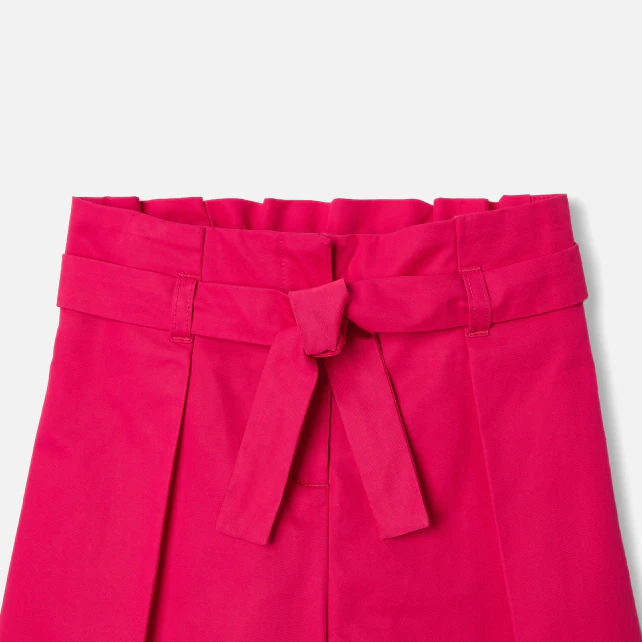 Girl gabardine shorts