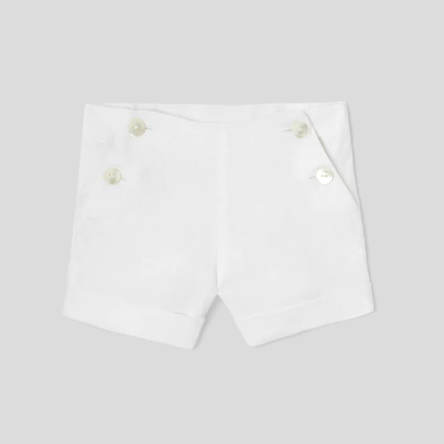 Baby boy tab shorts