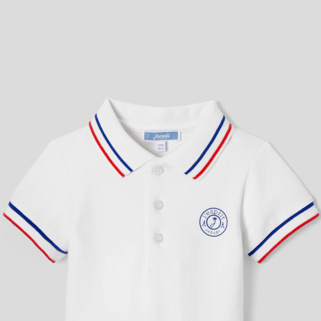 Baby boy polo shirt bodysuit