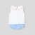 Baby girl ruffle bloomer set