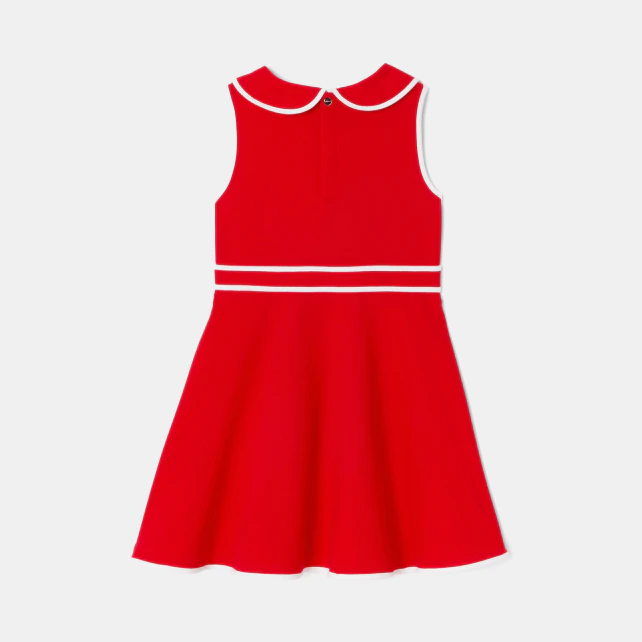 Girl cotton pique dress