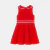 Girl cotton pique dress